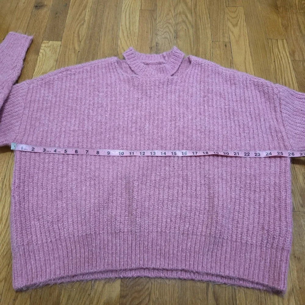 Pistola Cold Shoulder Eva Pullover Sweater In Aurora Pink - Picture 6 of 8
